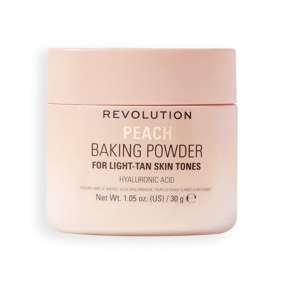 Revolution Loose Setting Powder for All Skin, Matte Finish, Long-Lasting, Peach, 1.12 oz