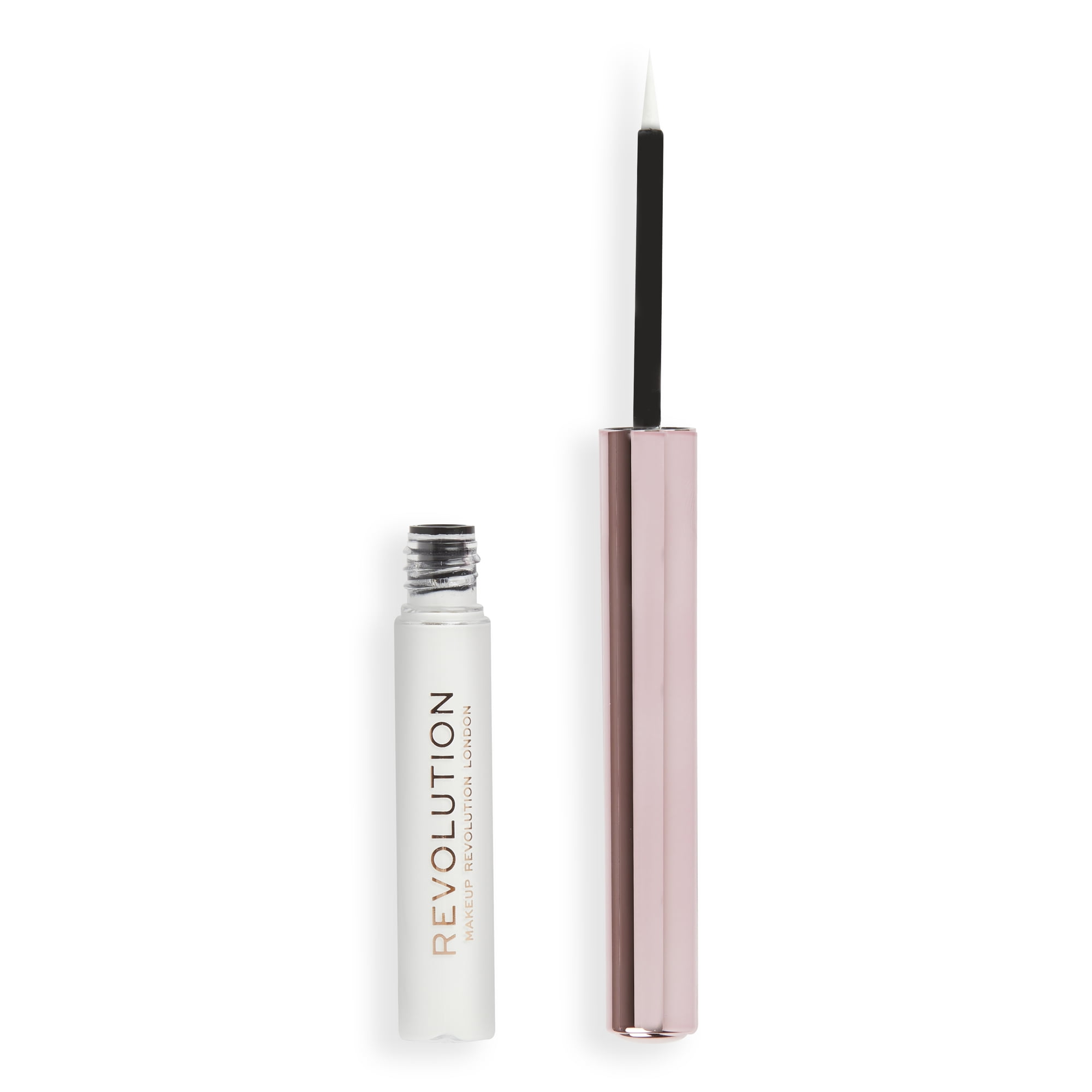 Revolution Master Flick Dip Liquid Eyeliner Pen, Waterproof, High-Pigment, Snowy White