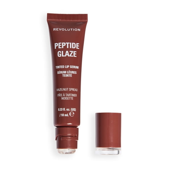 Revolution Peptide Glaze Tinted Lip Serum Hazelnut Spread