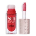 thumbnail image 1 of Revolution Pout Bomb Plumping High-Shine Lip Gloss with Vitamin E, Sheer Red, 1 of 4