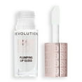 thumbnail image 1 of Revolution Pout Bomb Plumping High-Shine Lip Gloss with Vitamin E, Glaze Clear, 1 of 6