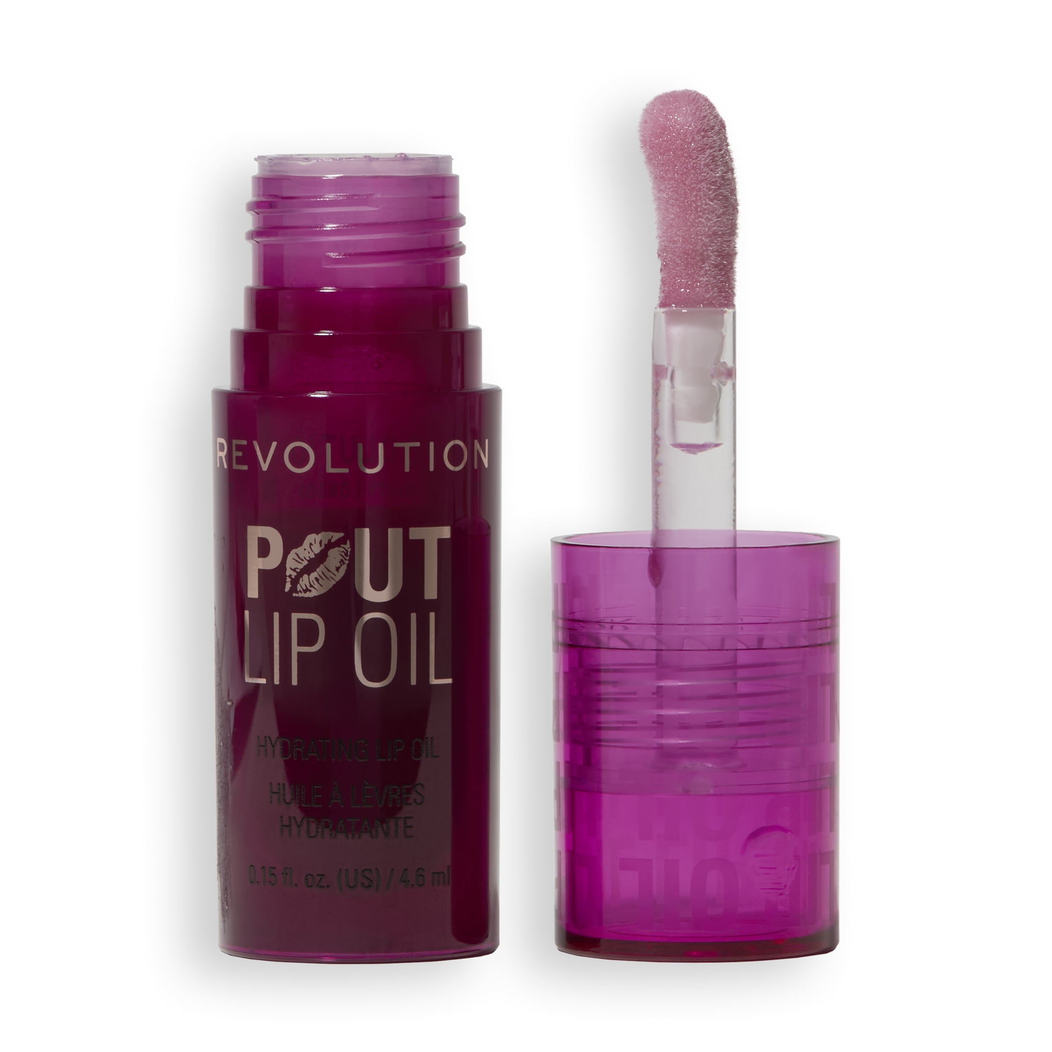 Revolution Pout High-Shine Lip Oil with Vitamin E, Bitten Cherry