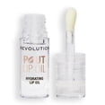 thumbnail interactive-video image 1 of Revolution Pout High-Shine Lip Oil with Vitamin E, Lychee Clear, 1 of 7