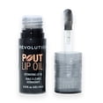 thumbnail image 1 of Revolution Pout High-Shine Lip Oil with Vitamin E, Midnight Black, 1 of 4