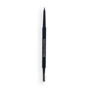 Revolution Precise Brow Pencil, Ultra-Fine, Dual-Sided Eyebrow Color, Warm Medium Brown