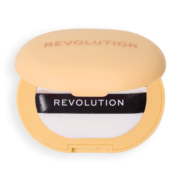 Revolution Powder Pops Instant Blur Setting Powder, Talc-Free, Helps Shine, Banana