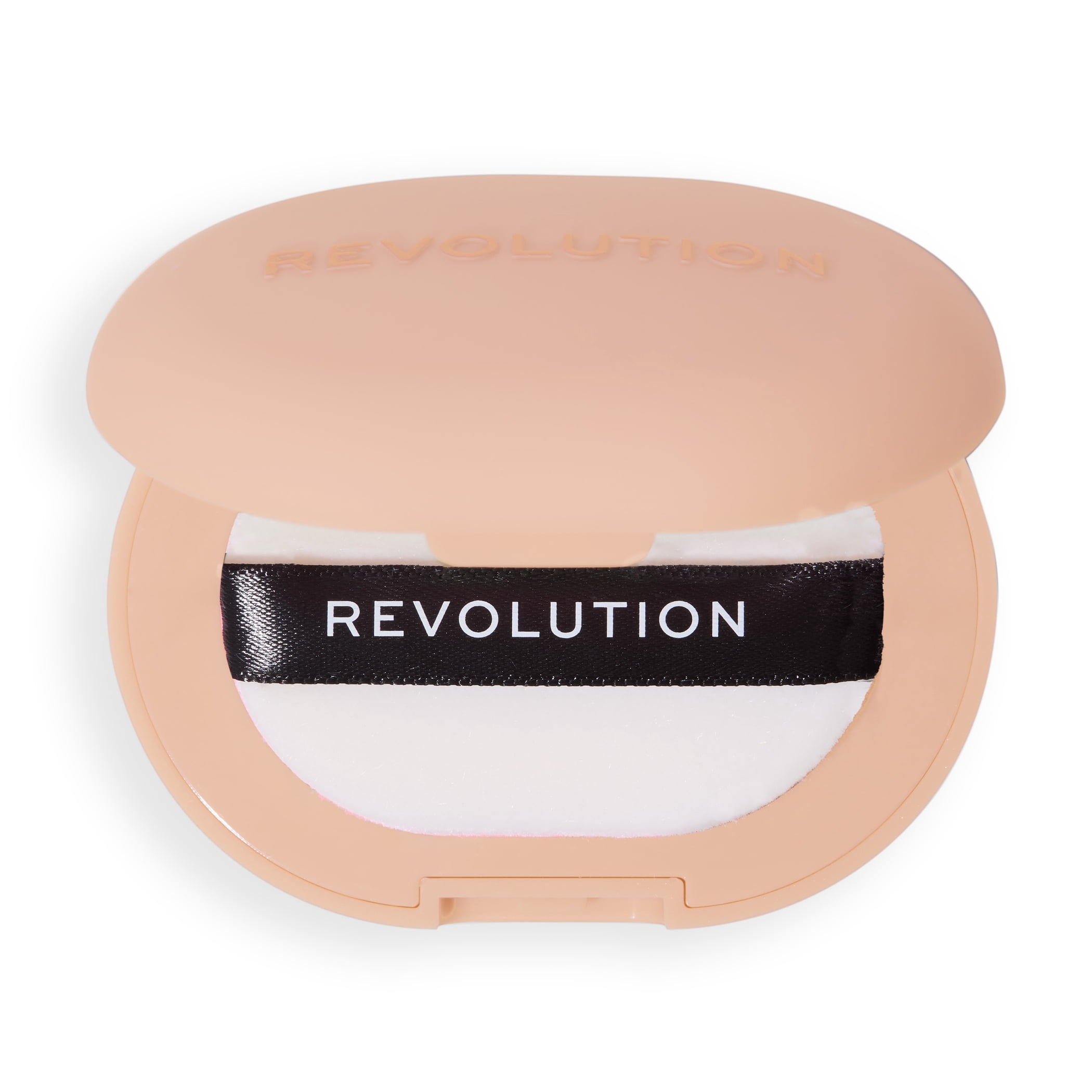 Revolution Powder Pops Instant Blur Setting Powder, Talc-Free, Helps Shine, Peach