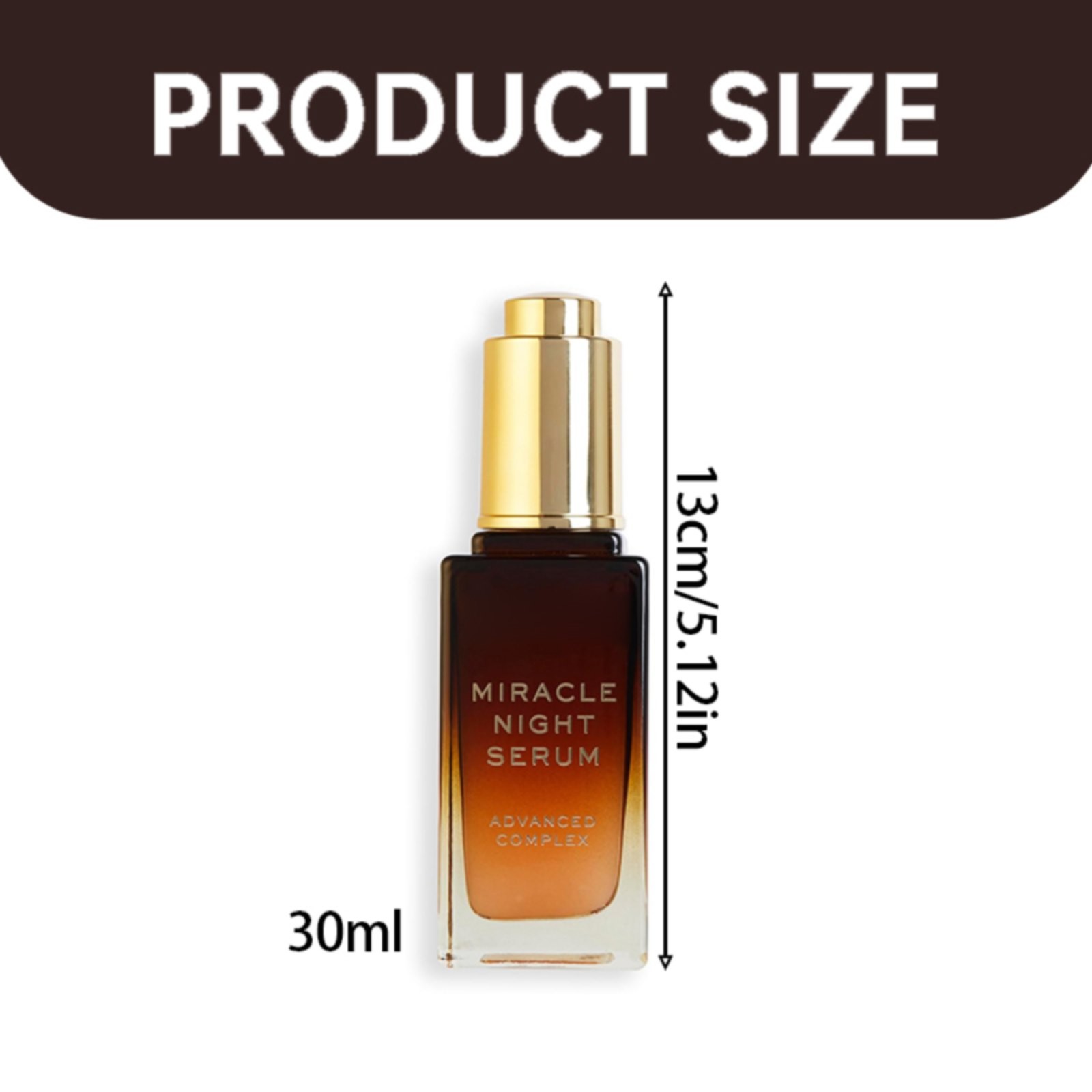 Revolution Pro Night Serum, Revolution Pro Miracle Night Rescue Serum Advanced Complex, Overnight Face Serum, Smooths & Plumps Skin, 1.01 Fl.oz.30ml