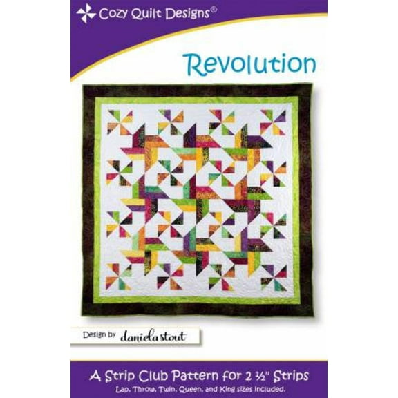 Revolution Quilt Pattern by Cozy Quilt Designs