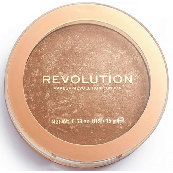 Revolution Reloaded Bronzing Powder, Shimmer Finish, Buildable, Long Weekend, 0.53 oz