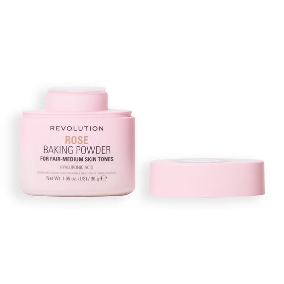 Revolution Loose Setting Powder for All Skin, Matte Finish, Long-Lasting, Rose, 1.12 oz