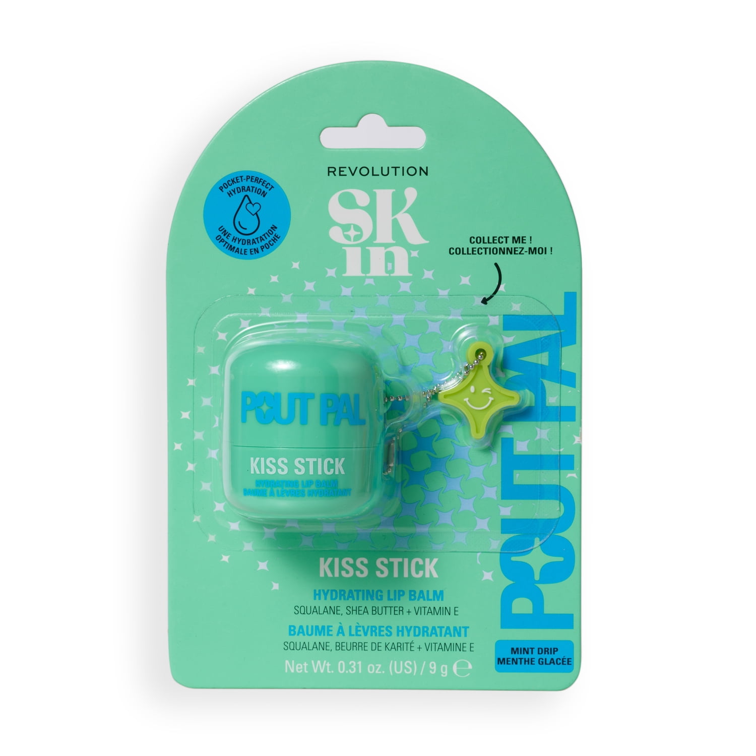 Revolution SKin Pout Pal Kiss Stick - Mint