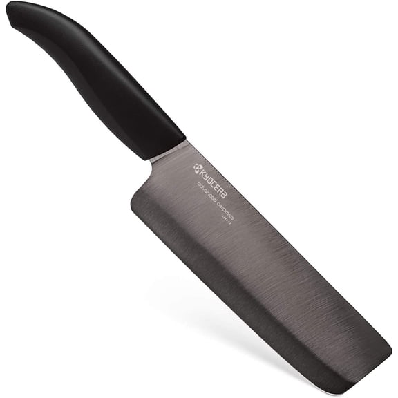 Revolution Series 6-Inch Nakiri Vegetable Cleaver, Black Blade