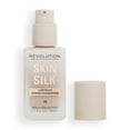 thumbnail interactive-video image 1 of Revolution Skin Silk Serum Foundation Makeup, Medium Coverage, F4C, 0.77 fl oz, 1 of 7
