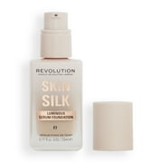 Revolution Skin Silk Serum Foundation Makeup, Medium Coverage, F7NC, 0.77 fl oz