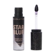Revolution Star Blur Shimmer Matte Liquid Lipstick with Airblur Formula, Midnight Eclipse