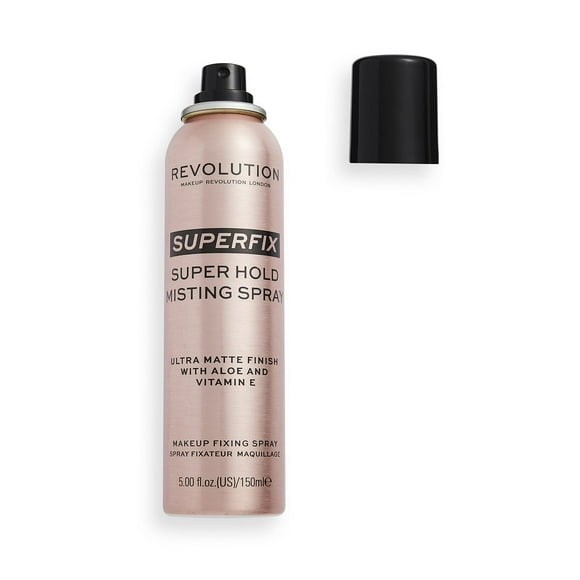 Revolution Superfix Misting Makeup Setting Spray, Ultra-Matte Finish, Long-Lasting, 5 fl oz