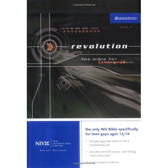 Pre-Owned NIV Revolution: The Bible for Teen Guys (Hardcover) 0310928192 9780310928195