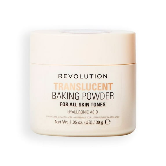 Revolution Loose Baking Powder – Translucent 30 g, Talc-Free, Brightening, Long-Lasting, Vegan & Cruelty-Free