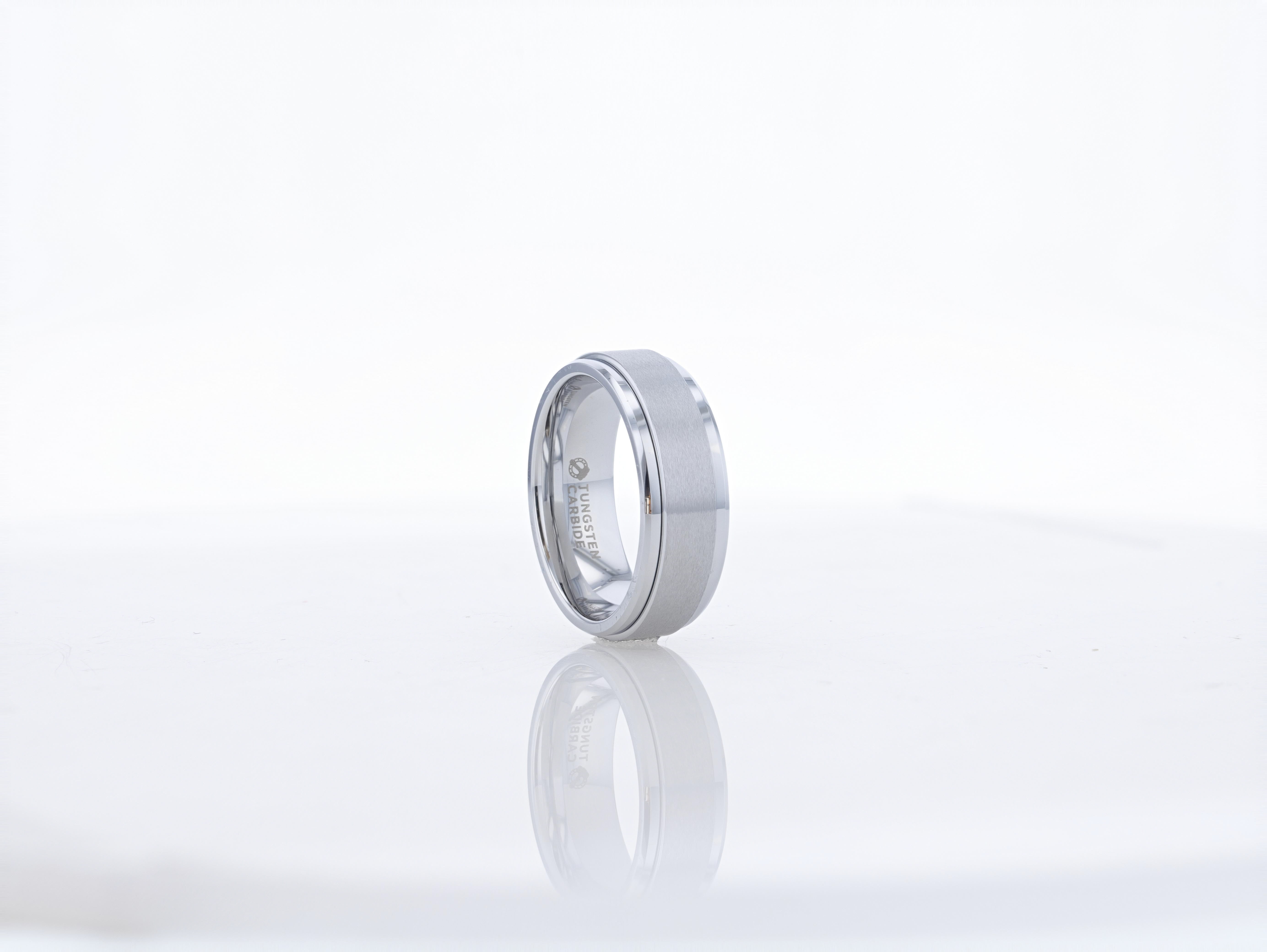 Revolution Tungsten Carbide Spinner Ring Spinning Wedding Band
