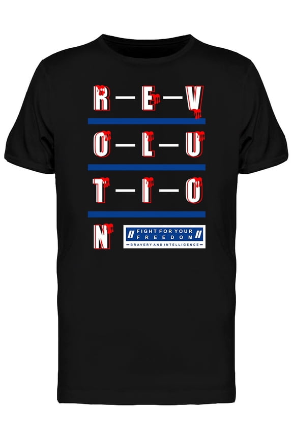 Revolution Urban Graphic Art T-Shirt Men -Image by Shutterstock, Male x-Large