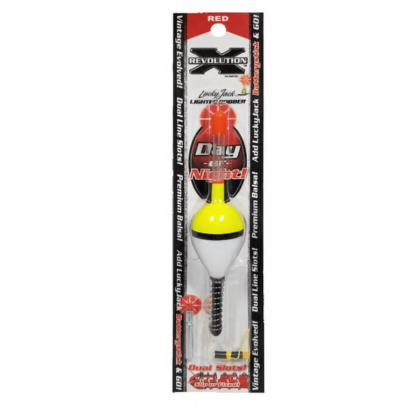 ROD-N-BOBBS OVAL FLOAT - RED 7/8IN"