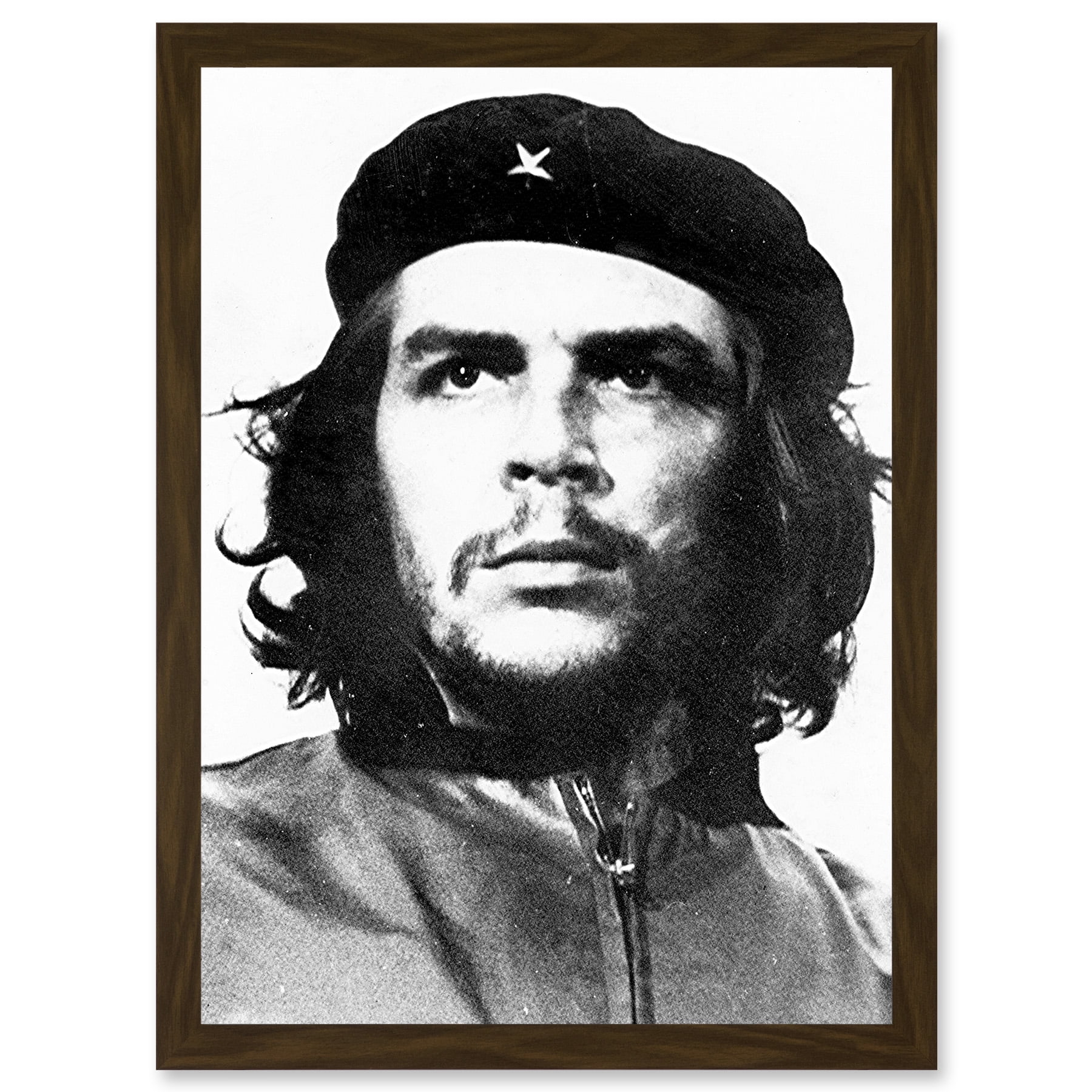 Revolutionary Che Guevara Photo Iconic Korda Portrait A4 Artwork Framed ...