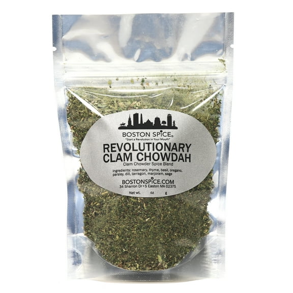 Revolutionary Clam Chowdah Spice Blend Make Your Own New England Clam Chowder Wicked Easy Approx 1/2 cup 1oz 29g