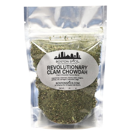 Revolutionary Clam Chowdah Spice Blend Make Your Own New England Clam Chowder Wicked Easy Approx 1/4 Cup 0.5z 14g