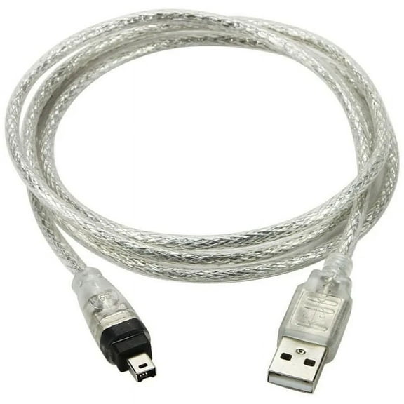 Revolutionary Data Transfer Solution, Usb 2.0 To Firewire, Mini 4Pin Male Ilink Offering High-Speed Data Exchange, 150Cm Length, Your Ideal Companion In The World Of Digital Video