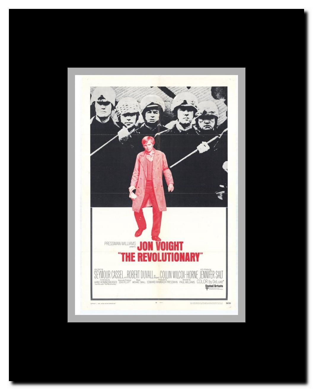 Revolutionary Framed Movie Poster
