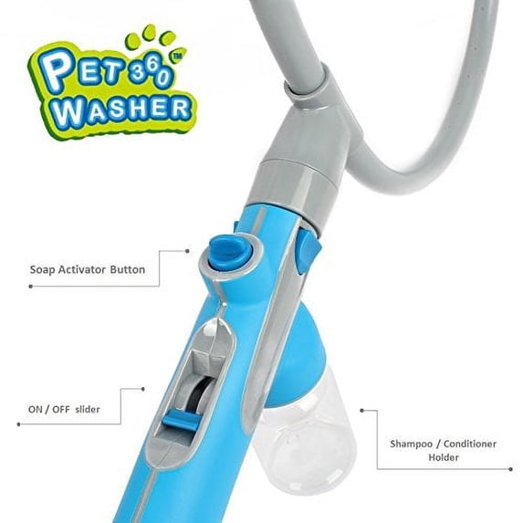 Revolutionary Pet Washer 360 (Small) With FREE Drying Mitt- Designed For Dog