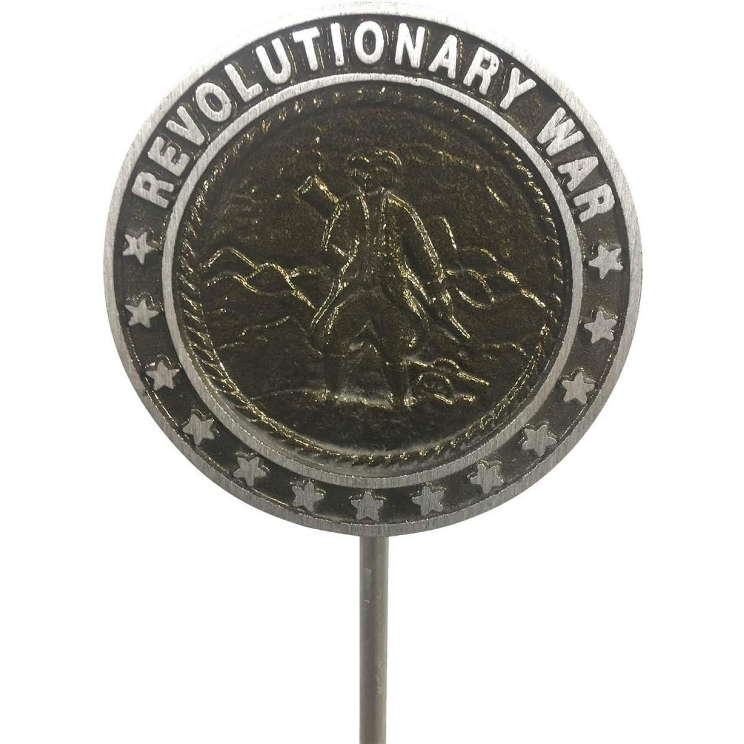 Revolutionary War Veteran Grave Marker, Cast Aluminum with Bronze
