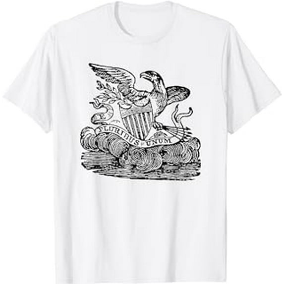 Revolutionary War-era American Eagle "E Pluribus Unum" T-Shirt