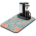 thumbnail image 1 of Revolutionize Kitchen 19.5x12in Coffee Drying Mat LowProfile, Trimmable, Super Absorbent, Waterproof, Coffee Mat Easy to Clean & Decorative for Counter, 1 of 7