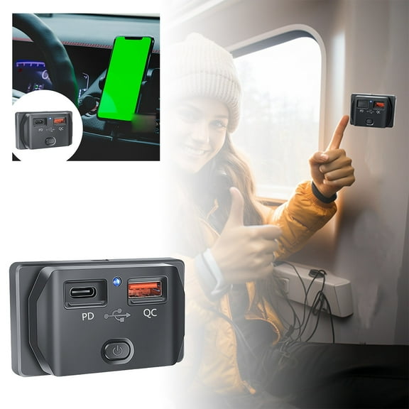 Revolutionize Your Vehicle’s Technology with USB Multiple Ports and Elegant Finish for Every Driver