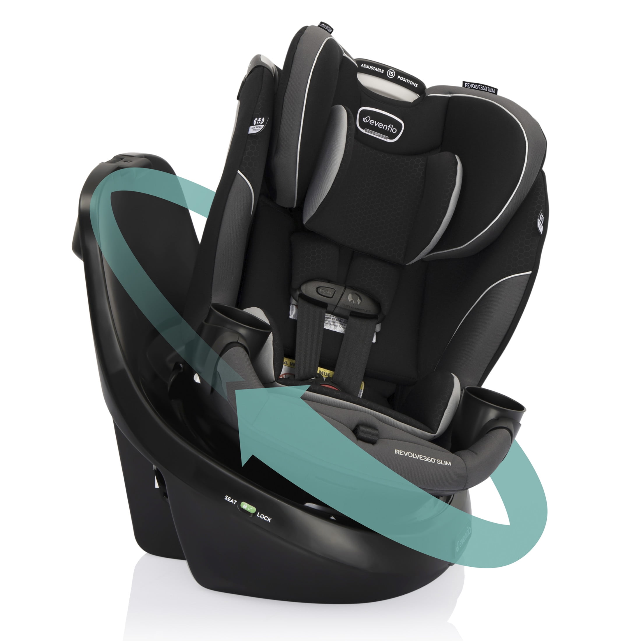 Evenflo Revolve360 Slim 2-in-1 Car Seat - Converti