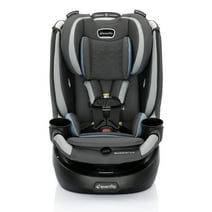 Revolve360 Slim 2-in-1 Rotational Car Seat with Quick Clean Cover (Stow Blue)