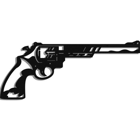 Revolver - Metal Wall Art