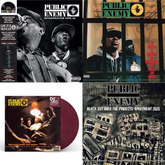 Revolverlution Tour 2003 (3LP) & It Takes A Nation Of Millions To Hold Us Back (35Th Anniversary) (2LP) & Yo! Bum Rush The Show (X) (Fruit Punch LP Vinyl) (I) & Black Sky Over The Projects: Apartment 2025