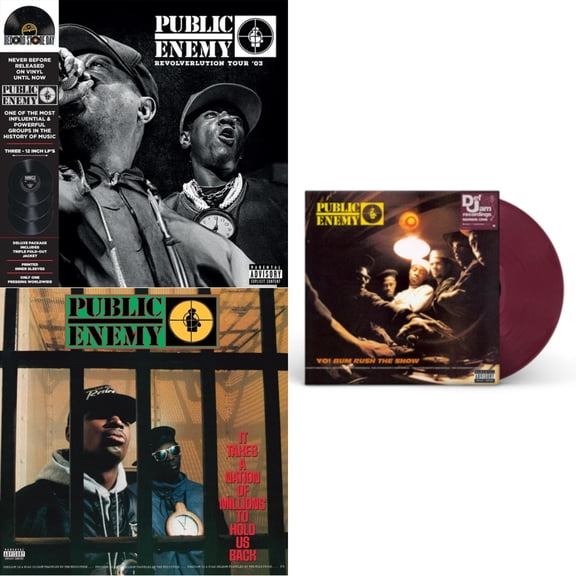 Revolverlution Tour 2003 (3LP) & It Takes A Nation Of Millions To Hold Us Back (35Th Anniversary) (2LP) & Yo! Bum Rush The Show (X) (Fruit Punch LP Vinyl) (I)
