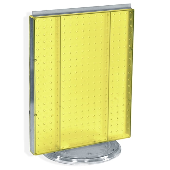 Revolving 16"W x 20.25"H Pegboard Counter Display PK1