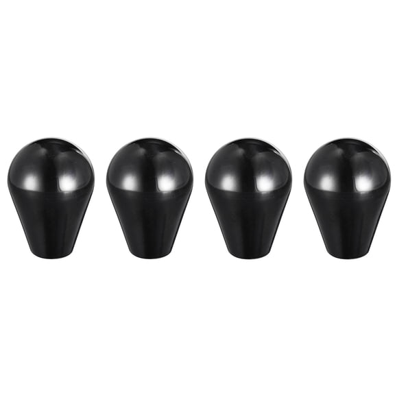 Revolving Handle Grip, 4Pcs M10x50mm Female Thread Phenolic Handle Oval With Brass for Industry Lathe Milling