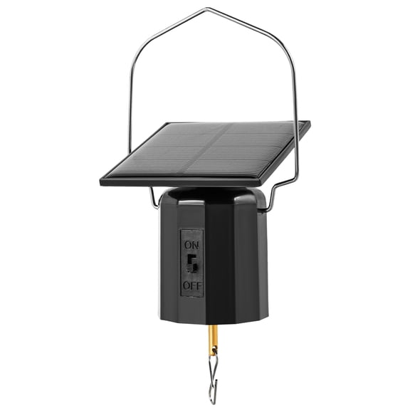 Revolving Solar Powered Wind Spinner Motor for Hanging Garden Spinners and Wind Chimes, Rotating Solar Energy Operated Motor for Wind Spinner Patio Garden Lawn Entryway Décor Load Capacity of 4 lb