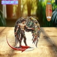thumbnail image 1 of Revolving acrylic display featuring a captivating depiction of Fallen Angels and Lucifer, ideal for art enthusiasts and collectors, 1 of 6