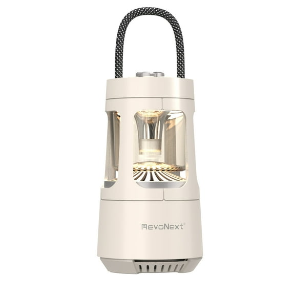 Revonext Outdoor Bluetooth Speakers with Lights, Portable Outdoor Speakers Bluetooth Waterproof Patio IPX6 for Patio, Decorations for Party Garden Patio/Pool for Men Women(White)