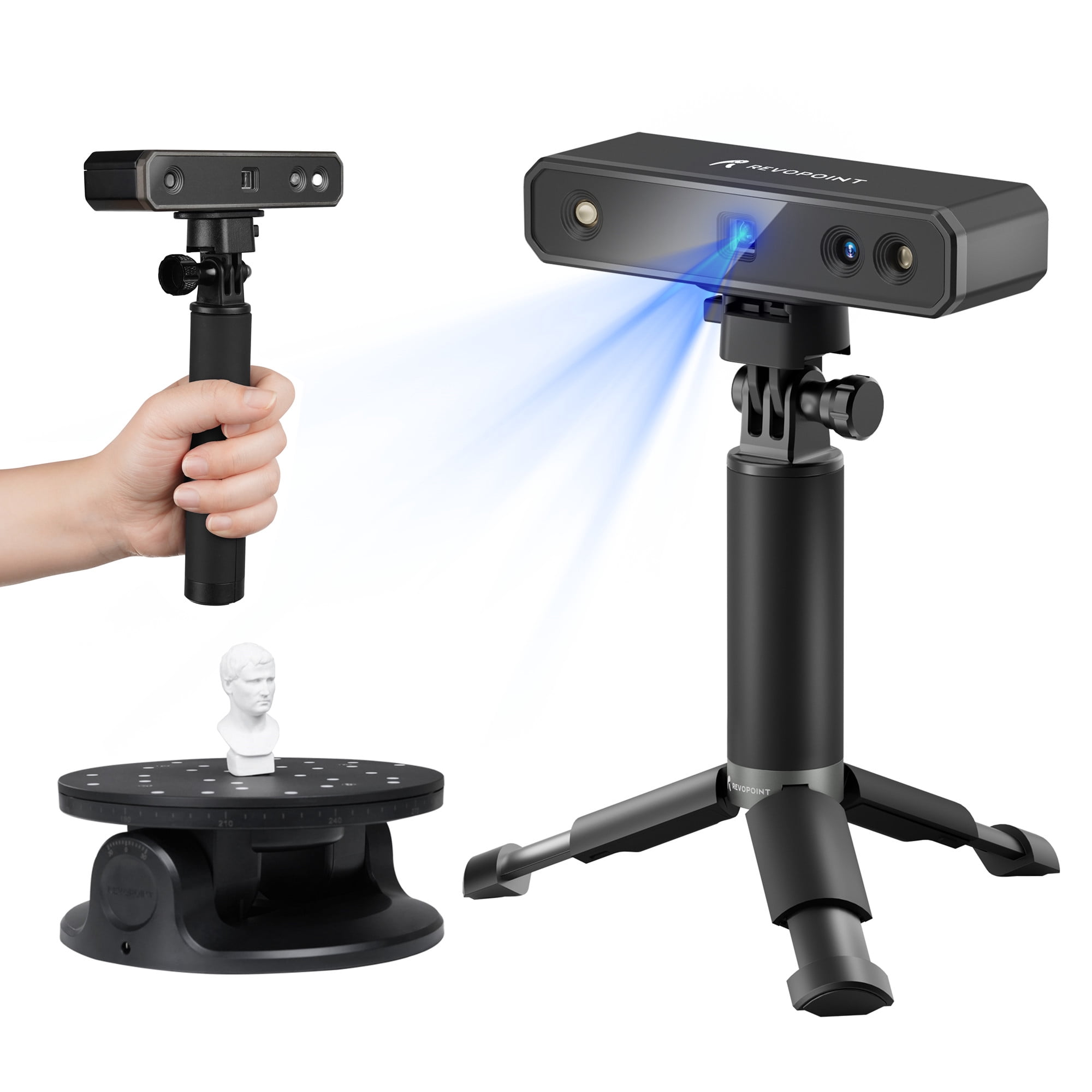 Revopoint MINI 3D Scanner with Dual Axis Turntable Réunion | Ubuy