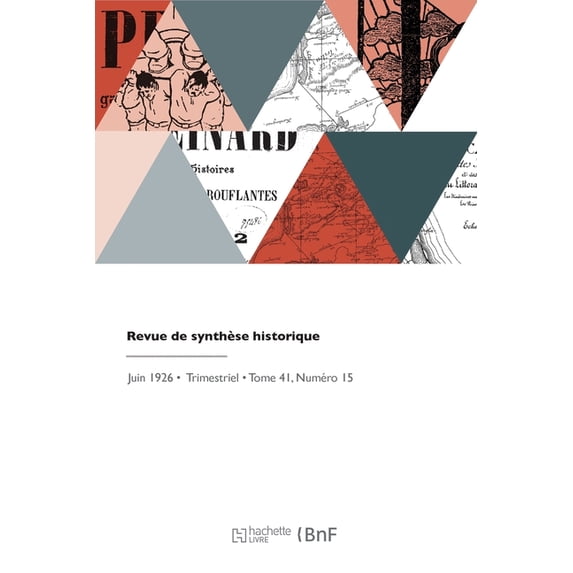 Revue de synthèse historique (Paperback)