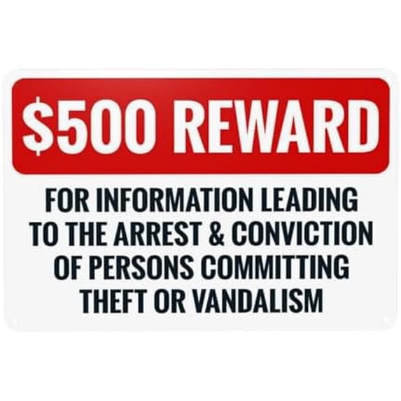 Reward For Information Leading To The Arrest And Conviction Of Persons ...