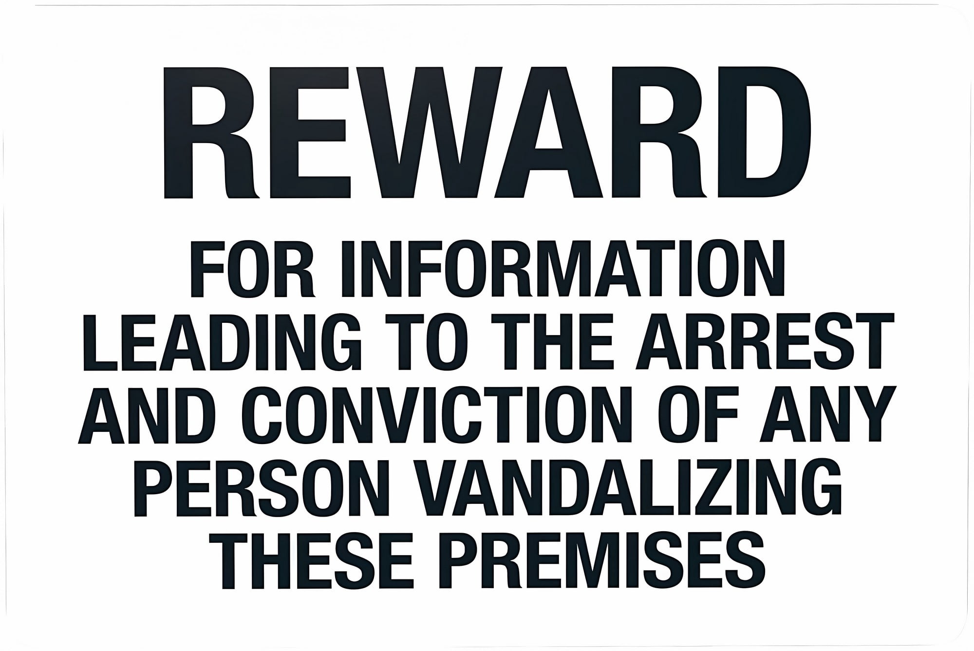 Reward For Information Leading To The Arrest And Conviction Of Any ...